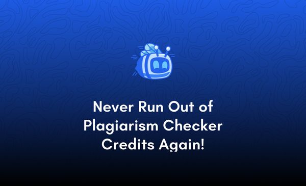 Plagiarism Checker Credit Auto Replenishment on Tinq.ai